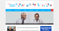 Desktop Screenshot of diabetickaasociace.cz